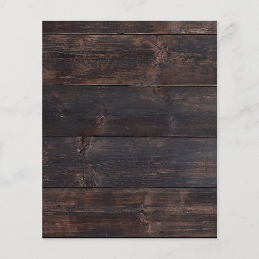 Budget Rustige Sunflower Barn Couples Shower Flyer (Achterkant)