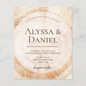 Budget Rustige Wedding Wood - Korting Grain Aangep (Voorkant)