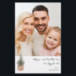 Budget Rustige Winter Tree V Note Photo Holiday ME Flyer<br><div class="desc">******* MATTE PAPIER IS THIN. UPGRADE VOOR EEN THICKERPAPIER. GEEN ENVELOPEN. VOOR HET VOORRADEN VAN DE KAART, DE KAARTEN VAN DE THICKER, CONTROLEER DE VERBINDING HIERONDER. KAART STOCK, THICKER KAARTEN HEBBEN EEN OPTIE VOOR BEELDSCHERMEN OF OMVAT HEN******* Bespaar geld op kaarten met een papierfilter. Warm je familie en vrienden feestdagen...</div>