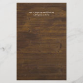 BUDGET Rustige zonnebloem Cowboy Boots Wedding Inv (Achterkant)