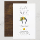 BUDGET Rustige zonnebloem Hoefijzer Barn Wedding I (Voorkant / Achterkant)