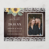 Budget Rustige zonnebloem & Lace Foto bespaart dat (Voorkant)