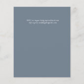 BUDGET Rustige zonnebloemen Eucalyptus Leaves Wedd (Achterkant)