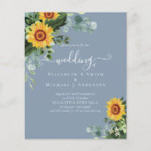 BUDGET Rustige zonnebloemen Eucalyptus Leaves Wedd (Voorkant)