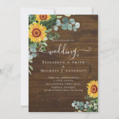 BUDGET Rustige zonnebloemen Eucalyptus Leaves Wedd (Voorkant)