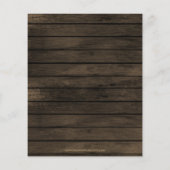 Budget Rustin Barn Wood I Do BBQ Uitnodiging (Achterkant)