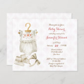 Budget Rustisch  baby shower voor babykleding (Voorkant / Achterkant)