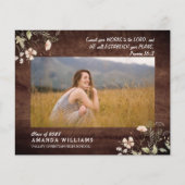 BUDGET Rustisch hout Christelijk Afstuderen Verse (Voorkant)