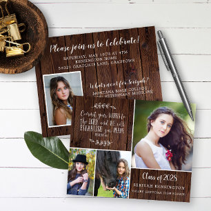 BUDGET Rustisch hout Christelijk Afstuderen Verse