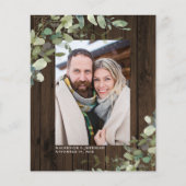 BUDGET Rustisch hout Eucalyptus Foto slaat de datu Flyer (Voorkant)