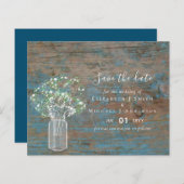 BUDGET Rustisch hout Gypsophila redt de data (Voorkant / Achterkant)