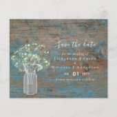 BUDGET Rustisch hout Gypsophila redt de data (Voorkant)