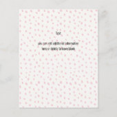 Budget Safari Animal Drive by Baby shower Uitnodig Flyer (Achterkant)