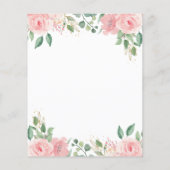 Budget Safari Animal Wild One Floral 1e verjaardag (Achterkant)