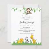 Budget Safari Baby shower Oerwouden (Voorkant)
