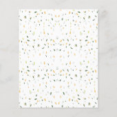 Budget Safari Dieren Baby Sprinkle Uitnodiging (Achterkant)