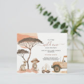 Budget Safari Dieren Boy Baby shower (Staand voorkant)