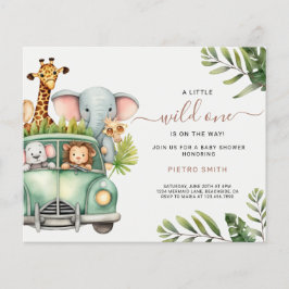 Budget Safari Dieren Boy Baby shower