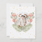 Budget Safari Foto 1e Wild Een Eerste Verjaardag (Achterkant)