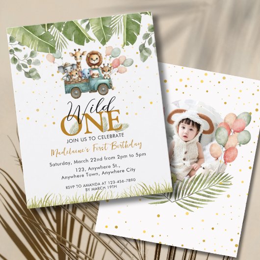 Budget Safari Foto 1e Wild Een Eerste Verjaardag