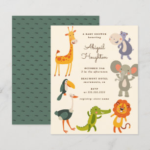 Budget Safari Oerwoud Animal Thmed Baby shower