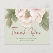 BUDGET Sage & Blush Photo Weddenschap Hartelijk da Flyer (Voorkant)