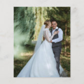 Budget SAGE ELEGANT GROEN BLOEMENBRUILOFT Flyer (Achterkant)