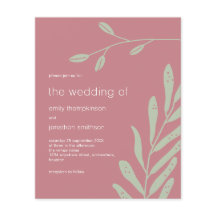 Budget Sage Foliage Dusty Roos Weddenschap