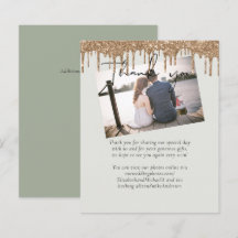 BUDGET Sage Goud Glitter Bruiloft
