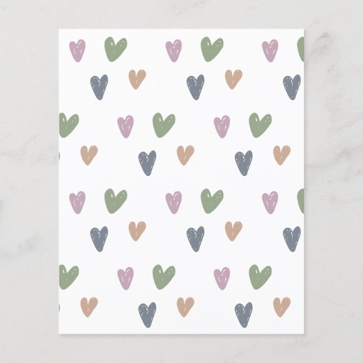 Budget Sage Green Boho Arch Baby shower Uitnodigin (Achterkant)