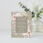 Budget Sage Green Boho Floral Wedding (Staand voorkant)