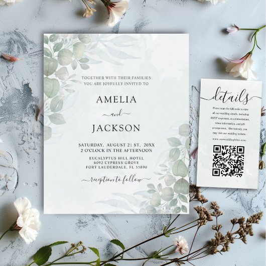 Budget Sage Green Eucalyptus Weddenschap