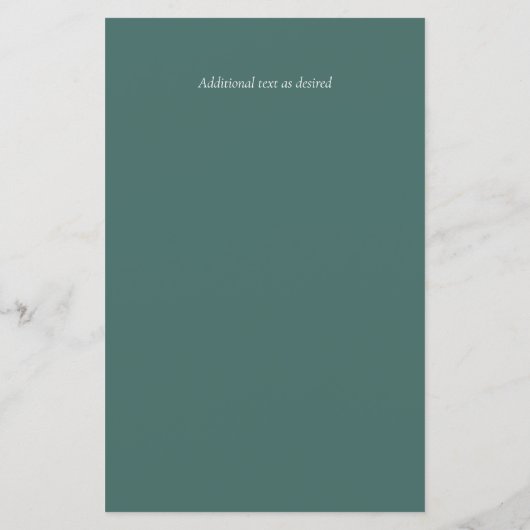 BUDGET Sage Green Greenery Leaves Wedding Invite (Achterkant)