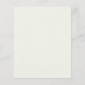 Budget Sage Green Vrijgezellenfeest Flyer (Achterkant)