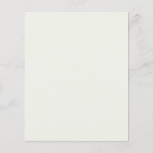 Budget Sage Green Vrijgezellenfeest Flyer (Achterkant)