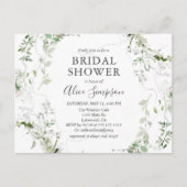 Budget Sage Green Vrijgezellenfeest Uitnodiging Briefkaart (Voorkant)