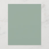 Budget Sage Green Zilveren Agaat Verjaardagsuitnod (Achterkant)