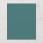 Budget Sage Groene Blad Bruiloft Uitnodiging (Achterkant)