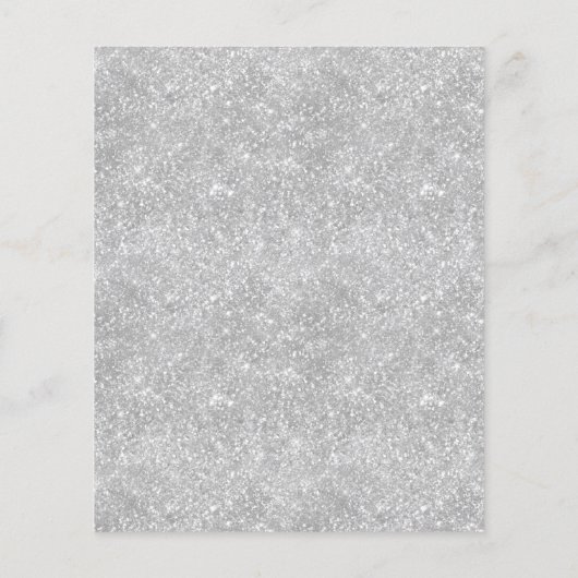 Budget Sage Groene Jurk Quinceañera Save the Date (Achterkant)