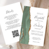 Budget Sage Groene QR Code Huwelijk