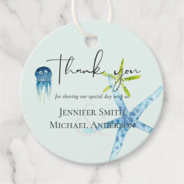 BUDGET Salife Beach Ocean Wedding Bedankjes Labels