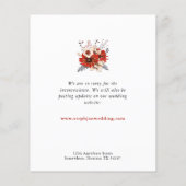 Budget Same Love New Plan Wedding Save the Date (Achterkant)