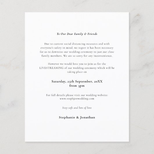 Budget Same Love Smaller Weduwfoto Livestream (Achterkant)