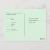 BUDGET samenvatting Rainbow Watercolor Bruiloft Briefkaart (Achterkant)