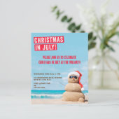 Budget SandMan Kerstmis in Juli Summer Party (Staand voorkant)