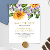 BUDGET Sanflowers & Lavander Save The Date