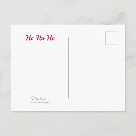 Budget Santa Chihuahua Dog Red Funny Cute Holiday Briefkaart (Achterkant)