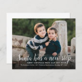 Budget Santa New Home Stop Photo Holiday Movement (Voorkant / Achterkant)