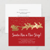 Budget Santa New Stop Reindeer Red Holiday Bewegin (Voorkant / Achterkant)