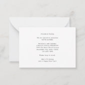 Budget Santa New Stop Reindeer Red Holiday Bewegin Notitiekaartje (Achterkant)